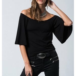Milan Kiss Bell Sleeve Top